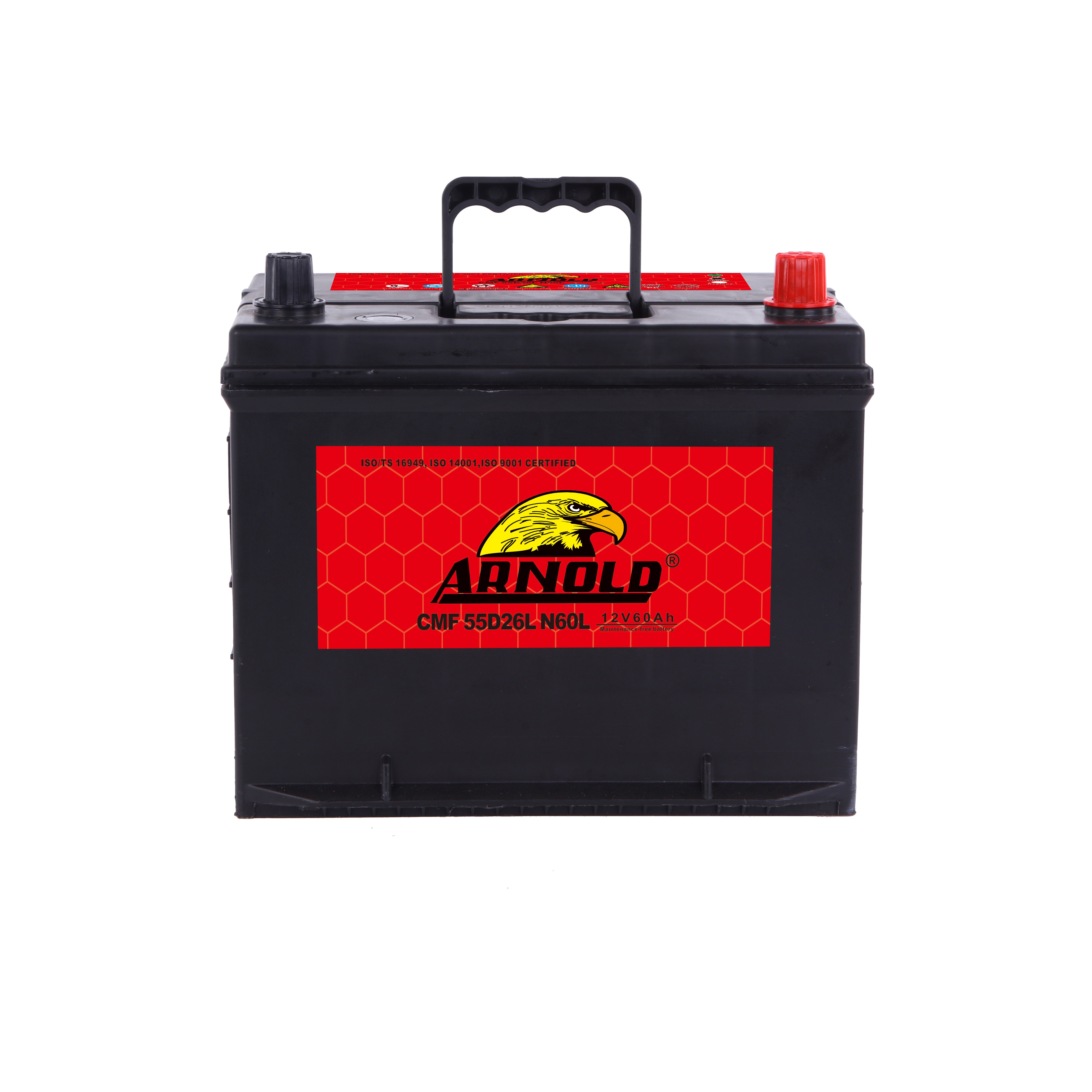 Precio competitivo Fabricante CMF 55D26L 12V 60Ah Batería automotriz